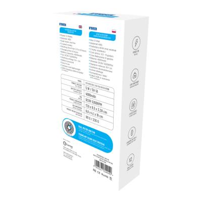 Φορητός Επαναφορτιζόμενος Ανεμιστήρας N'oveen F220 5W 4000mAh 3 Ταχύτητες Αέρα Γκρι