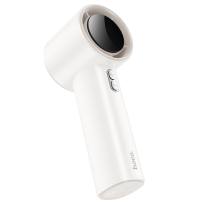 Φορητός Επαναφορτιζόμενος Ανεμιστήρας Hoco HX64 Hurricane Ultra Quiet 3600mAh 5 Ταχύτητες και Digital Ένδειξεις Λευκός