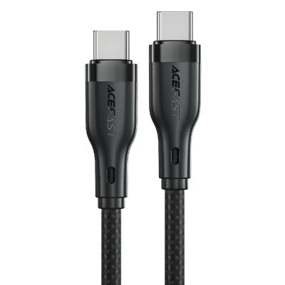 Καλώδιο σύνδεσης Acefast C8-03 USB-C σε USB-C 60W Braided Μαύρο 1.2m