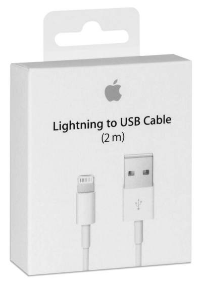 Καλώδιο σύνδεσης Apple για iPhone 5/5S/5C/6 Lightning MD819ZM Γνήσιο 2m