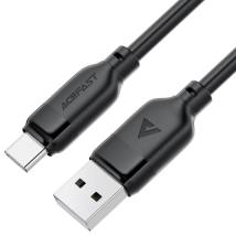 Καλώδιο Acefast C16-04 USB-A σε USB-C 3A USB2.0 με Ενισχυμένες Άκρες Μαύρο 1.2m