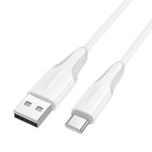Καλώδιο Borofone BX119 USB σε USB-C 2.4A Λευκό 1m