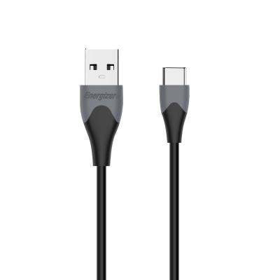 Καλώδιο Σύνδεσης Energizer Bicolor 2.0A USB-A σε USB-C Μαύρο 1.2m