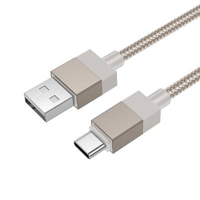 Καλώδιο Hoco X110 Honorific USB-A σε USB-C 3A Braided Χρυσό 1m