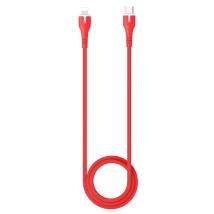 Καλώδιο σύνδεσης Hoco X45 Surplus με Ένδειξη LED USB-C σε Lightning Super Fast Charge PD18W Κόκκινο 1m