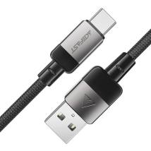 Καλώδιο Acefast C9-04 Μεταλλικό USB σε USB-C 3.0A Γρήγορη Φόρτιση Braided Μαύρο 1.2m