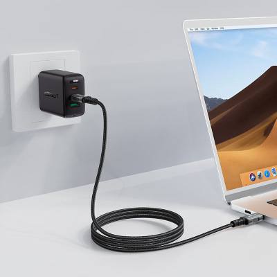 Καλώδιο Acefast C1-09 USB-C σε USB-C PD240W και Display Port 40Gbps 4K Μαύρο 1.2m