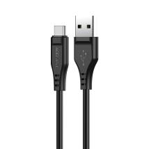 Καλώδιο Acefast C3-04 USB-A σε USB-C 3A Braided Μαύρο 1.2m