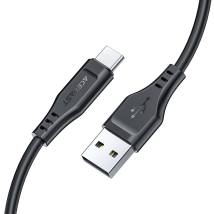 Καλώδιο Acefast C3-04 USB-A σε USB-C 3A Braided Μαύρο 1.2m