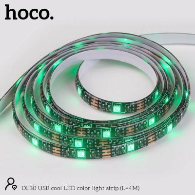 Ταινία LED Hoco DL30 Plus USB RGB με Τηλεχειριμό 4m