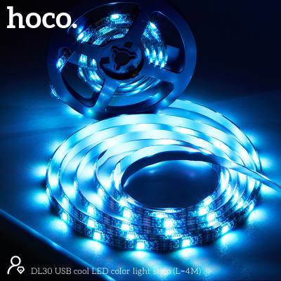 Ταινία LED Hoco DL30 Plus USB RGB με Τηλεχειριμό 4m