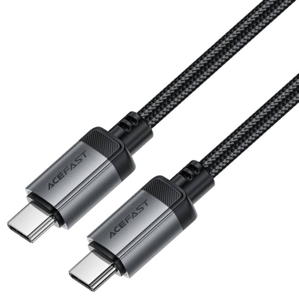 Καλώδιο Acefast C20-03 Μεταλλικό USB-C σε USB-C 60W 20V/3A USB2.0 Braided Μαύρο 1.2m