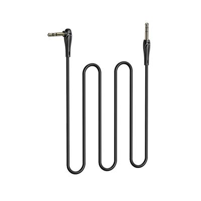 Καλώδιο σύνδεσης Ήχου Hoco UPA14 AUX Male σε AUX Male Γωνιακό Κονέκτορα Μαύρο 1m.