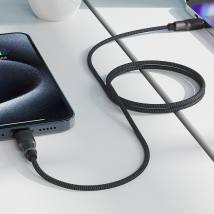 Καλώδιο Σύνδεσης Acefast C10-03  Μεταλλικό USB-C σε USB-C PD60W 20V/3A Braided Μαύρο 1.2m.