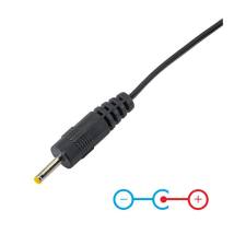 Καλώδιο Τροφοδοσίας Akyga AK-DC-02 USB A Αρσενικό σε 2.5 x 0.7 mm Αρσενικό Μήκος 0.8 m