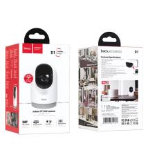 Wi-Fi Κάμερα Ασφαλείας Hoco D1 Indoor PTZ HD Camera με Οριζόντια Γωνία Θέασης 355° Κάθετη Γωνία Θέασης και Υποδοχή Micro SD