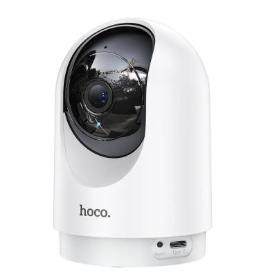 Wi-Fi Κάμερα Ασφαλείας Hoco D1 Indoor PTZ HD Camera με Οριζόντια Γωνία Θέασης 355° Κάθετη Γωνία Θέασης και Υποδοχή Micro SD