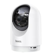 Wi-Fi Κάμερα Ασφαλείας Hoco D1 Indoor PTZ HD Camera με Οριζόντια Γωνία Θέασης 355° Κάθετη Γωνία Θέασης και Υποδοχή Micro SD