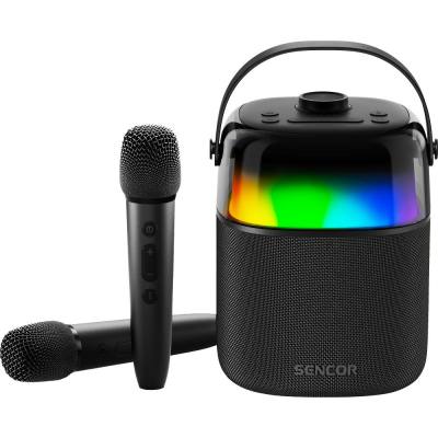 Φορητό Ηχείο Bluetooth Sencor SSS 3450K 35W TWS AUX 3.5mm, BT v5.3, USB, FM, 2 Ασύρματα Μικρόφωνα, LED Φωτισμό, IPX5