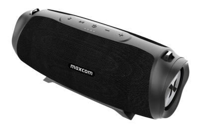 Φορητό Ηχείο Bluetooth με Λειτουργεία Powerbank Maxcom Momotombo MX301 TWS 2x15W RMS Μαύρο IP67 με Ενσωματωμένο Μικρόφωνο