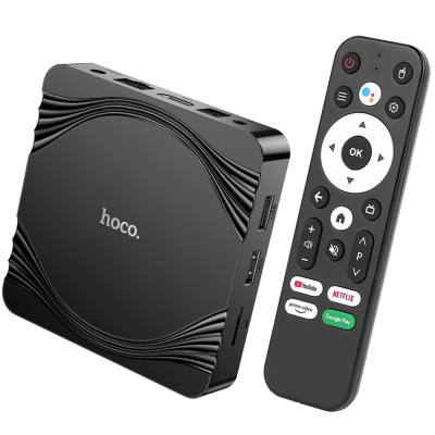 Hoco DQ10 Navio TV Box 4K UHD 60Fps με WiFi RJ45 4GB RAM + 32GB ROM v5.0 Android12
