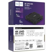 Hoco DQ10 Navio TV Box 4K UHD 60Fps με WiFi RJ45 4GB RAM + 32GB ROM v5.0 Android12