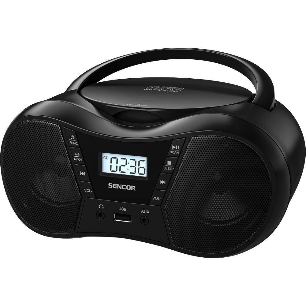Ασύρματο ΡαδιοCD Sencor SPT 2300 BK με CD/MP3/USB/BT 5.1  4W