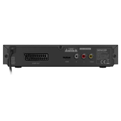 DVD Player SENCOR SDV 2513H Dolby Digital 2.0 με USB, HDMI, SCART, AV και LED Οθόνη Ενδείξεων Μαύρο
