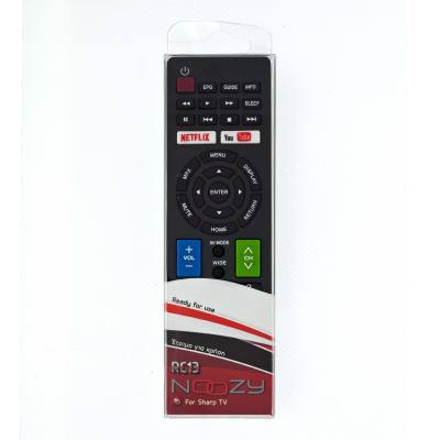 Τηλεχειριστήριο Noozy RC13 για Τηλεοράσεις Sharp Άμεσης Αντικατάστασης χωρίς Προγραμματισμό