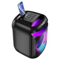 Φορητό Ηχείο Wireless Hoco HA13 Ramon TWS BT V5.4 60W 4000mAh USB 3.5mm Micro SD με Αασύρματα Μικρόφωνα και Φωτισμό