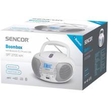 Ασύρματο ΡαδιοCD Sencor SPT 2700 WH CD/MP3/USB/BT 5.0 3W
