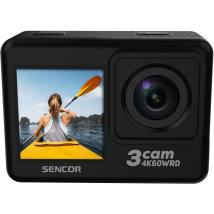 Action Camera Sencor 3CAM 4K60WRD 5k 30Fps 750 mAh 2" και 1.3" TFT Οθόνες  και Αδιάβροχη Θήκη