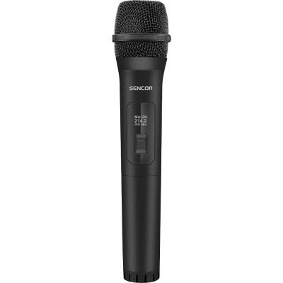 Ασύρματo Μικρόφωνo Sencor SSS WM10 με Ασύρματο Δέκτη 6.3mm Jack και Ακτίνα Λειτουργίας έως 20m