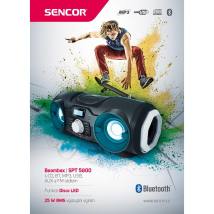 Ασύρματο ΡαδιοCD Sencor SPT 5800 CD/MP3/USB/BT 5.0 25W RMS (2 x 12.5 W) και Λειτουργεία Disco LED