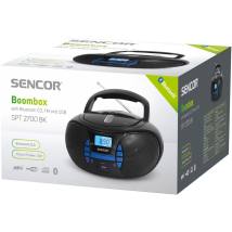 Ασύρματο ΡαδιοCD Sencor SPT 2700 BK CD/MP3/USB/BT 5.0 3W