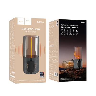 Φορητό Ηχείο Wireless Hoco BS64 Rocker V5.4 TWS 5W 1200mAh FM Micro SD USB AUX Γκρι