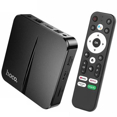 Hoco DQ09 Barco TV Box 4K UHD 60Fps με WiFi RJ45 4GB RAM + 64GB ROM v5.0 Android12