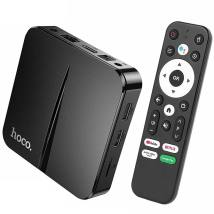 Hoco DQ09 Barco TV Box 4K UHD 60Fps με WiFi RJ45 4GB RAM + 64GB ROM v5.0 Android12