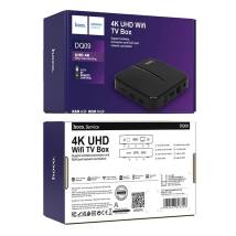 Hoco DQ09 Barco TV Box 4K UHD 60Fps με WiFi RJ45 4GB RAM + 64GB ROM v5.0 Android12