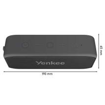 Φορητό Ηχείο Wireless Yenkee YSP 3010BK Mini BT v5.3 TWS 2400mAh 20W με USB-C SD CARD  3.5mm Μαύρο