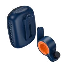 Φορητό Ηχείο Hoco HC35 5W BT v5.4 TF CARD AUX USB FM 500mAh με Κλιπ Στήριξης Τιμονιού Μπλε