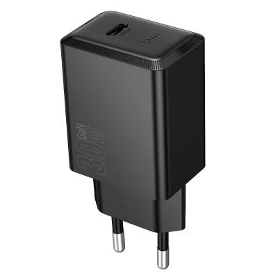 Φορτιστής Ταξιδίου Hoco N70 Nuevo με 1 Εξόδο Φόρτισης USB-C GaN PD30W 5V 3.0A  Μαύρος