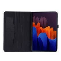 Θήκη Book Ancus Fabric για Samsung Galaxy Tab S8 Ultra Wi-Fi SM-X900 Μαύρη Bulk