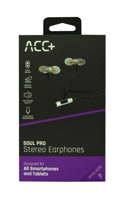 Hands Free Maxcom Soul Pro Stereo Earphones 3.5mm Μαύρα με Μικρόφωνο και Πλήκτρο Απάντησης/Σίγασης
