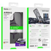 Θήκη Hoco Flexible Airbag 6m Anti-Fall Series MagSafe για Apple iPhone 15 Plus Μωβ