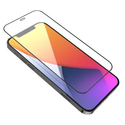 Tempered Glass Hoco Shatterproof Ultra-Fine Edge A19 Fullscreen HD 9H για Apple iPhone 12 Mini Μαύρο