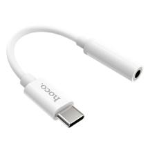 Εξωτερική Κάρτα Ήχου Hoco LS30 USB-C σε 3.5mm Θηλυκό Λευκό Συμβατός με όλες τις Συσκευές