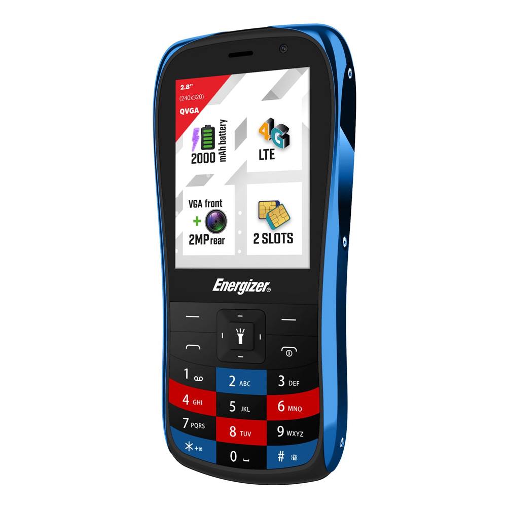 Energizer E284S 64MB/128GB Dual Sim 2000mAh 4G 2.8" Μαύρο