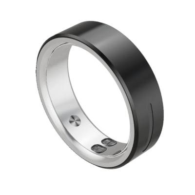 Smart Ring Maxcom mRing MR200 No.13 (Εσωτερική Διάμετρος 22.3mm) IP68 με Μετρητή Παλμών, Ύπνου, Θερμίδες, Βήματα Μαύρο