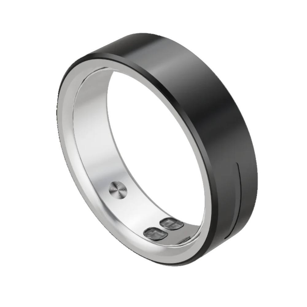 Smart Ring Maxcom mRing MR200 No.13 (Εσωτερική Διάμετρος 22.3mm) IP68 με Μετρητή Παλμών, Ύπνου, Θερμίδες, Βήματα Μαύρο